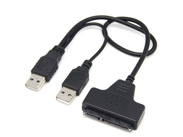 &u+ CABLE ADAPTADOR USB 2.0 A SATA 2.5 DISCOS RIGIDOS Y SSD (3175)